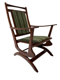 Danish Mid-Century Modern Rocking Chair in Teak, 1960s